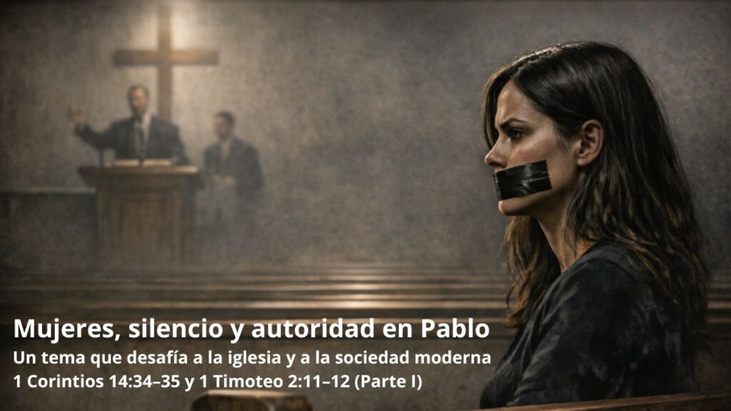 Mujeres silencio y autoridad en Pablo.