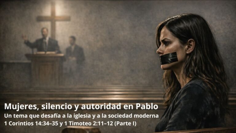 Mujeres silencio y autoridad en Pablo.
