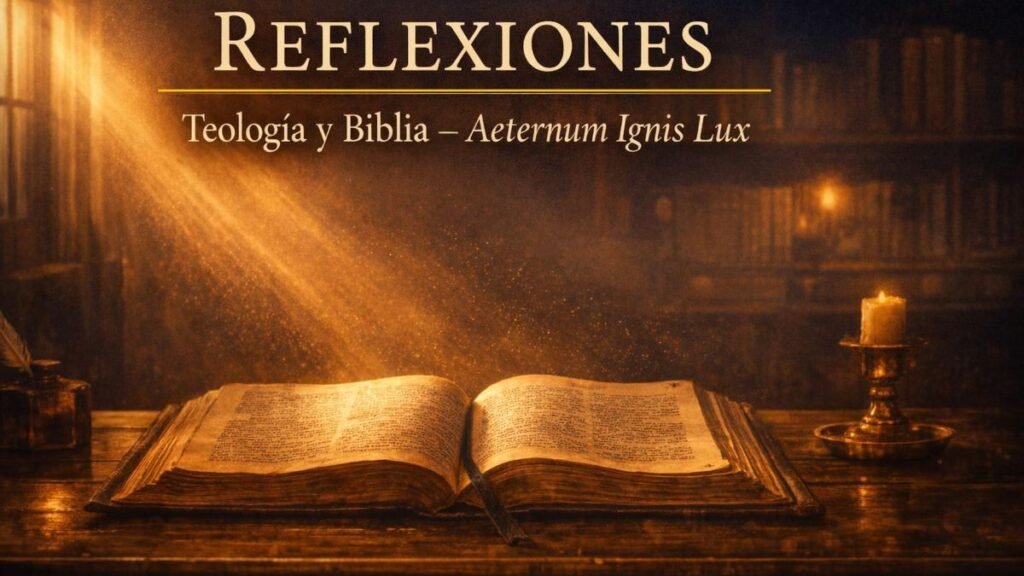 Estudio bíblico y teológico profundo en la sección Teología y Biblia