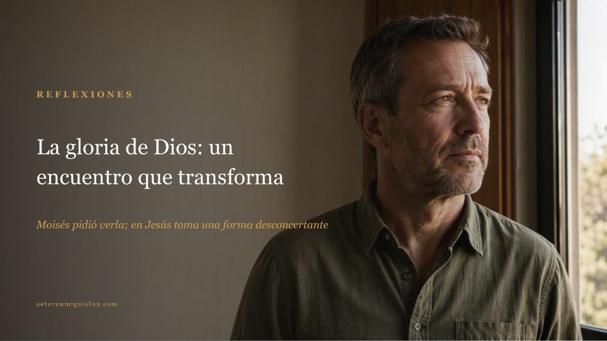 La gloria de Dios: un encuentro que transforma