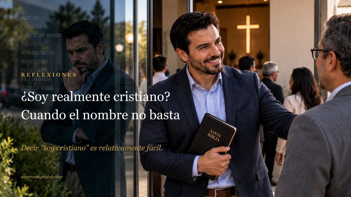 ¿Soy realmente cristiano?: Cuando el nombre no basta